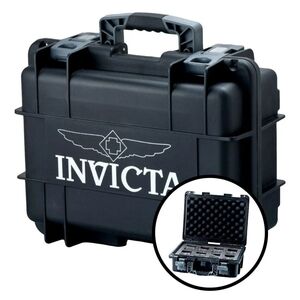 Invicta Black Watch Case with Secure Latches